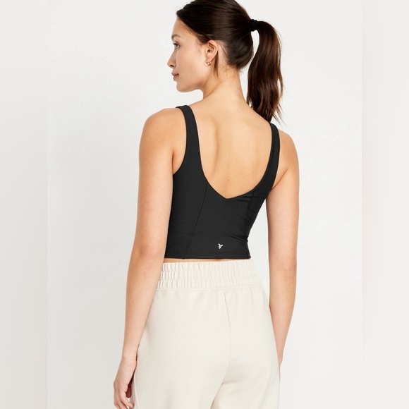 NWT! Black Light Support PowerSoft Longline Sports Bra 💛 - Picture 3 of 8